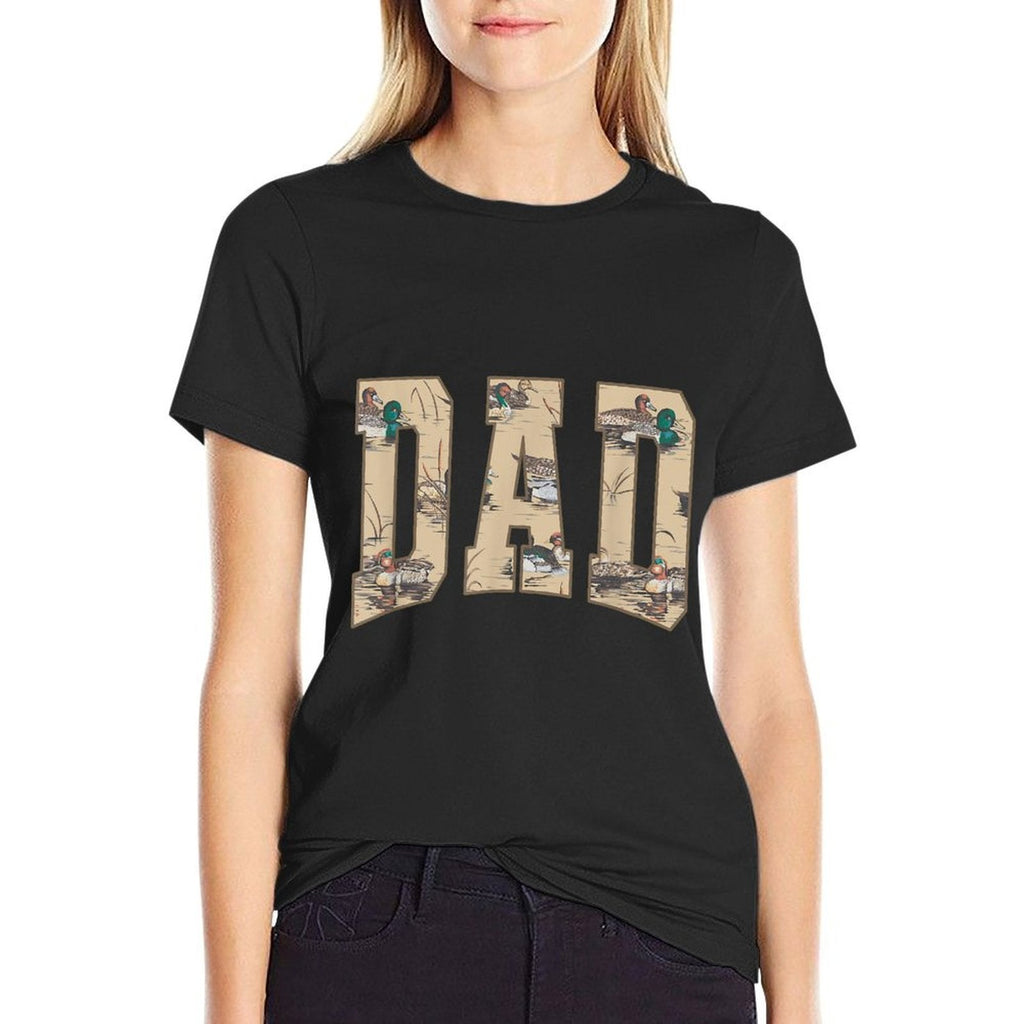 Hunting Dad Duck Camouflage Camo Waterfowl Duck Camo Men  Quick-drying T-Shirt