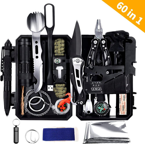 60 in 1 Emergency Survival Kit