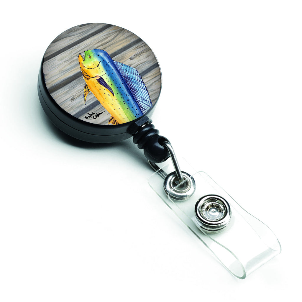 Mahi Mahi Dolphin Fish Retractable Badge Reel 8470BR