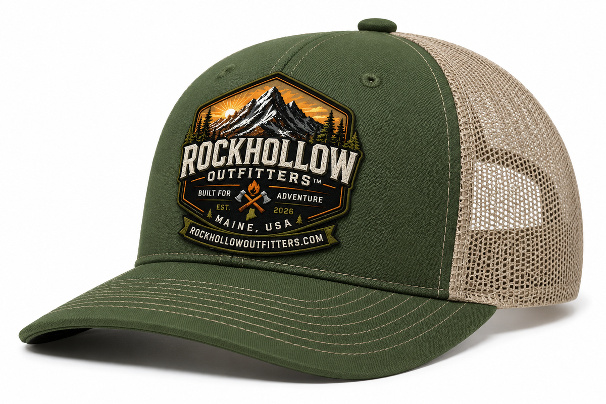 RockHollow Outfitters™ Signature Logo Trucker Hat