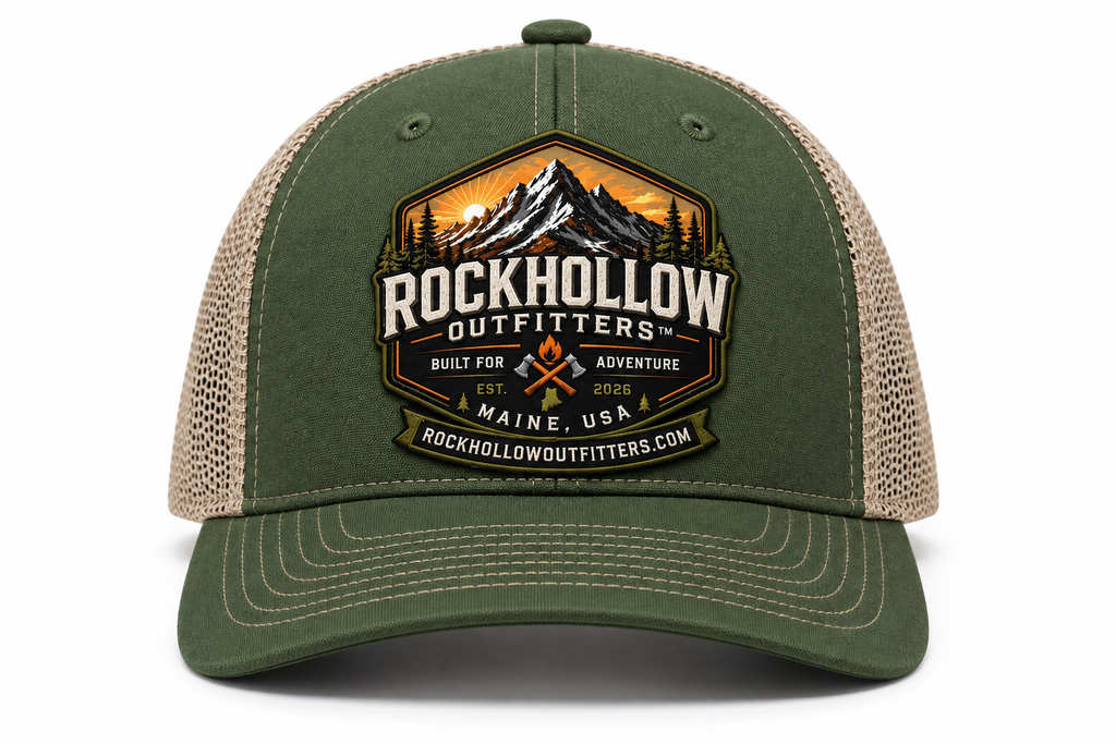 RockHollow Outfitters™ Signature Logo Trucker Hat
