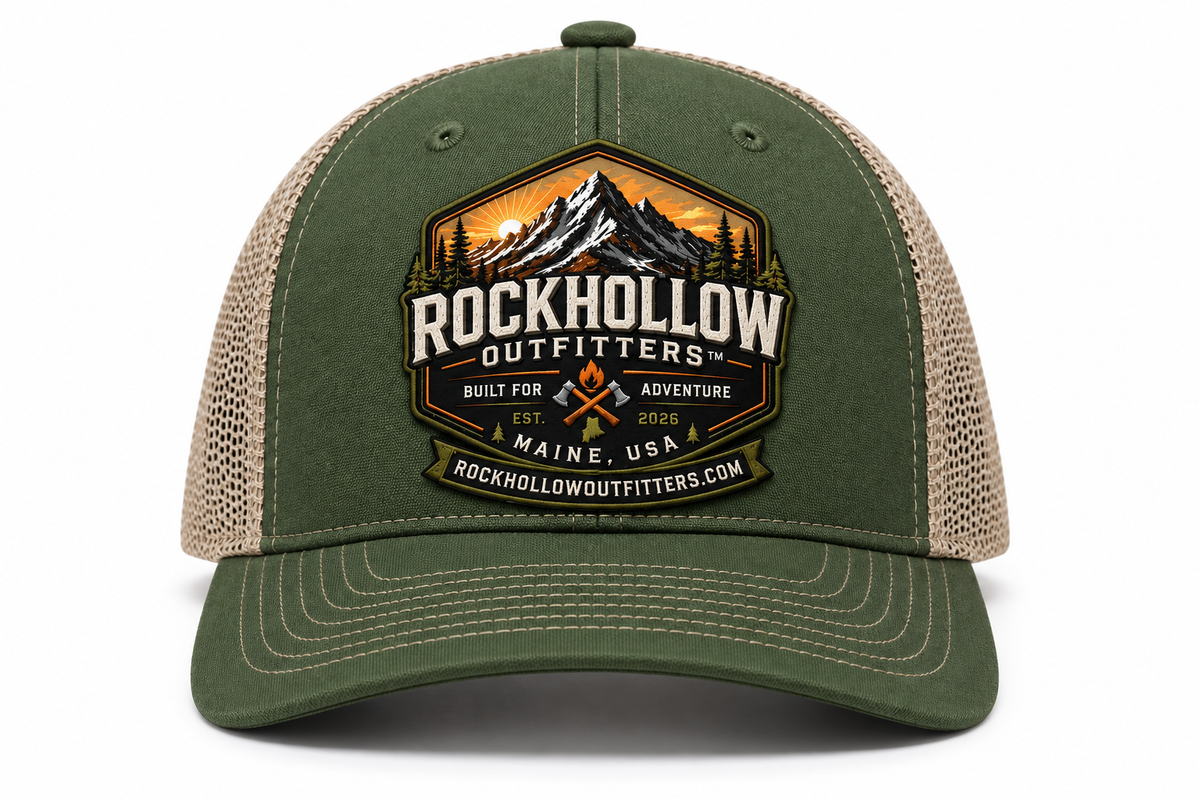 RockHollow Outfitters™ Signature Logo Trucker Hat