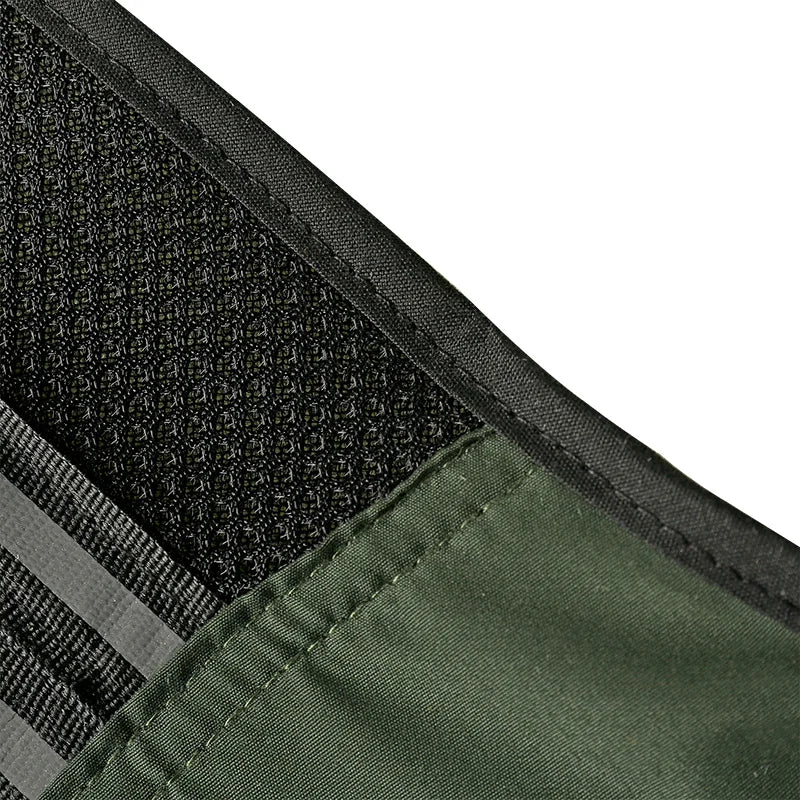 Fishing Vest Detachable Multiple Pockets Breathable Grid Mesh Comfortable Wear-Resisting with Reflective Stripe