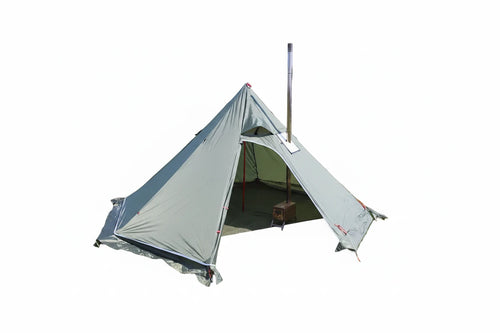 3-4 person Teepee Tent with stove pipe jack