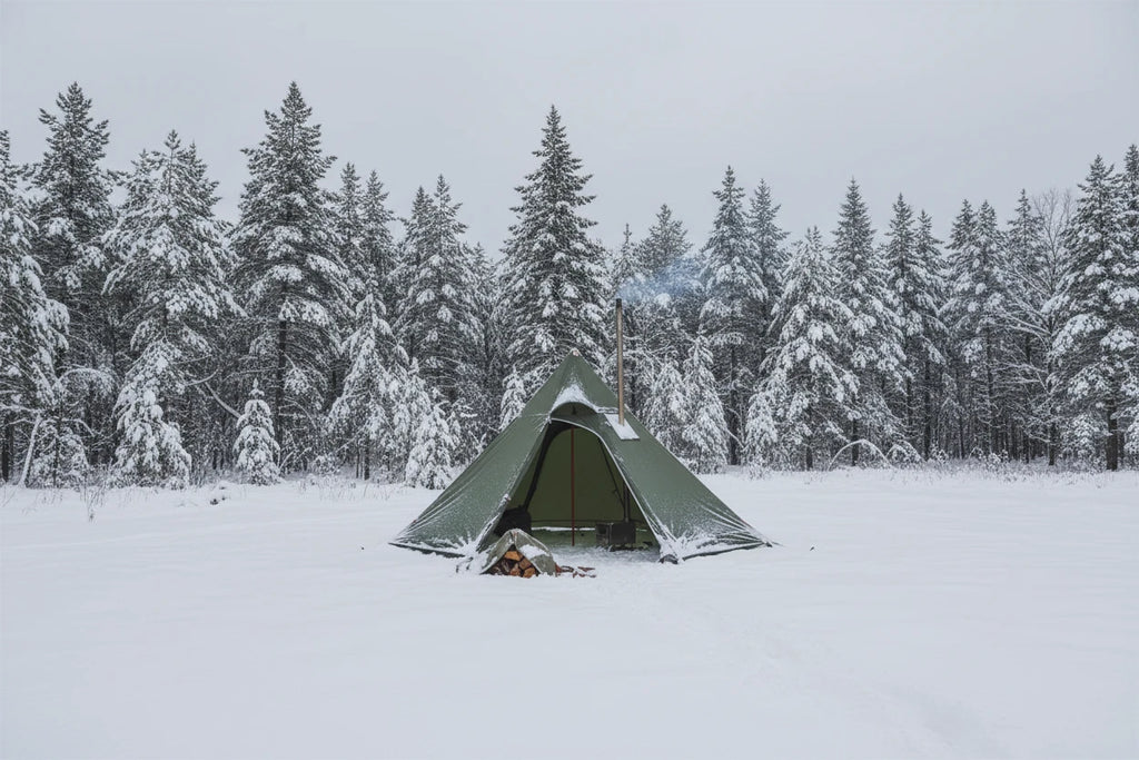 3-4 person Teepee Tent with stove pipe jack