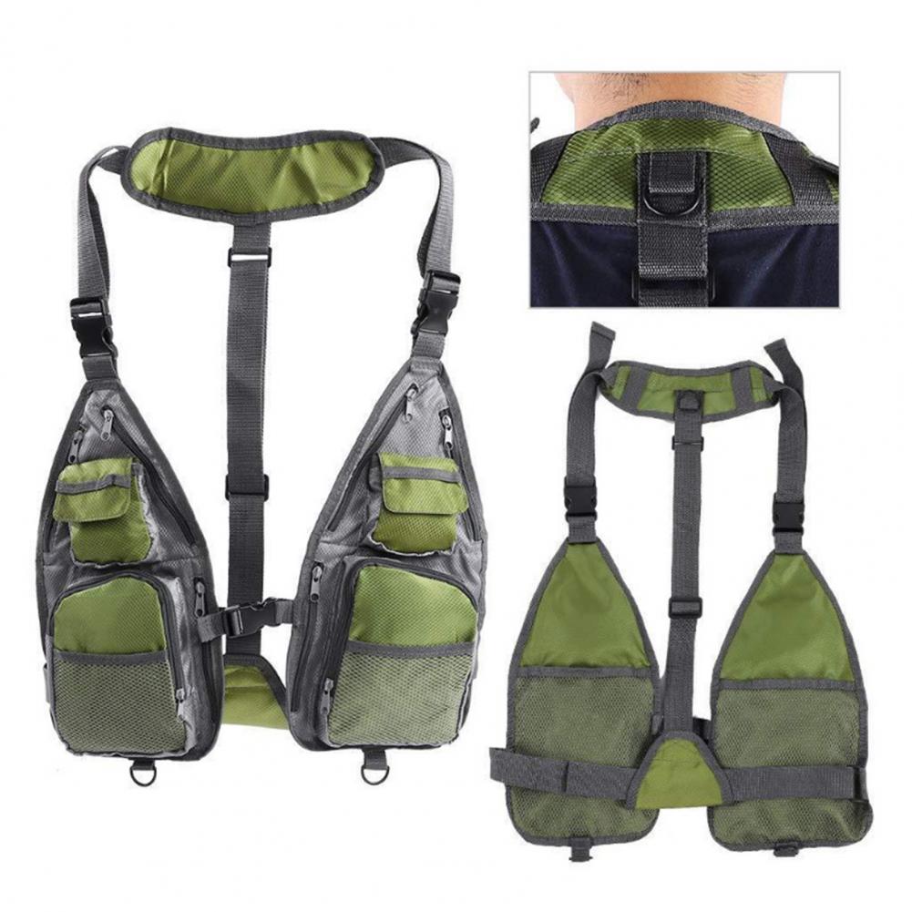 Fishing Mesh Vest Lightweight Fishing Vest with Pockets Open Sides  High Quality Soft Breathable Multipurpose Trolling Vest