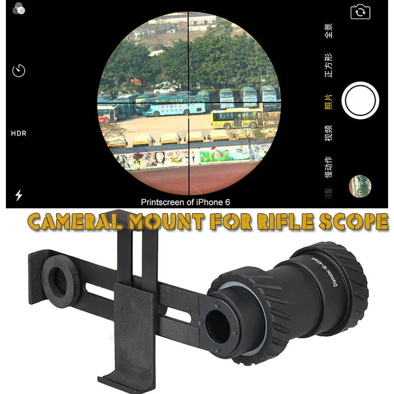 Hunting Accessories Black Rile Scope Mount For Phone For Hunting Shooting Hunting Accessory HS33-0202