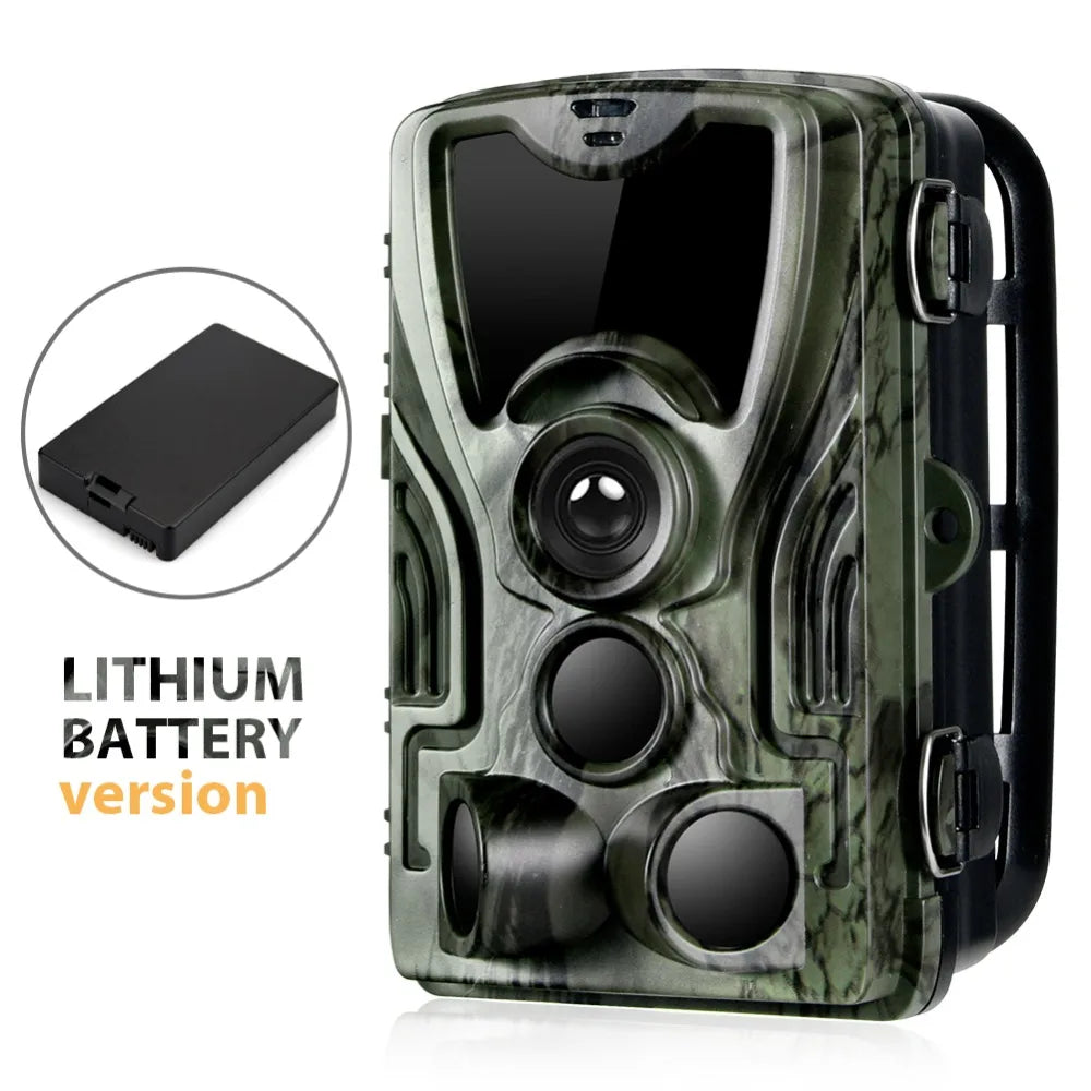 Hunting Trail Camera With 5000Mah Lithium Battery 20MP 1080P Trail Camera Photo Traps 0.3s Wild Camera HC801LIA  Hunter