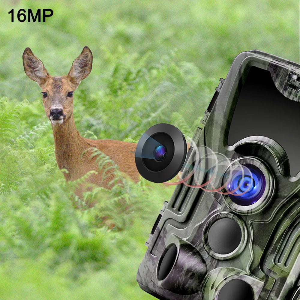 Hunting Trail Camera With 5000Mah Lithium Battery 20MP 1080P Trail Camera Photo Traps 0.3s Wild Camera HC801LIA  Hunter