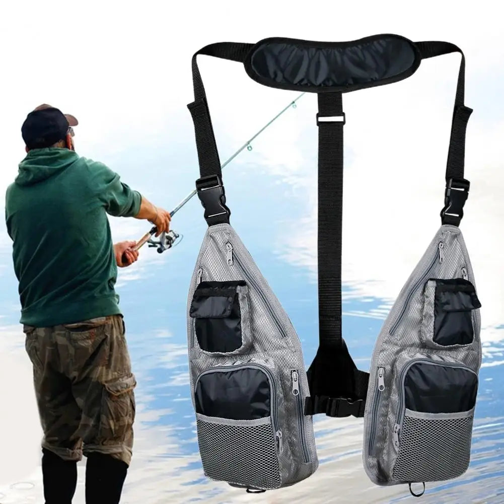Fishing Mesh Vest Lightweight Fishing Vest with Pockets Open Sides  High Quality Soft Breathable Multipurpose Trolling Vest