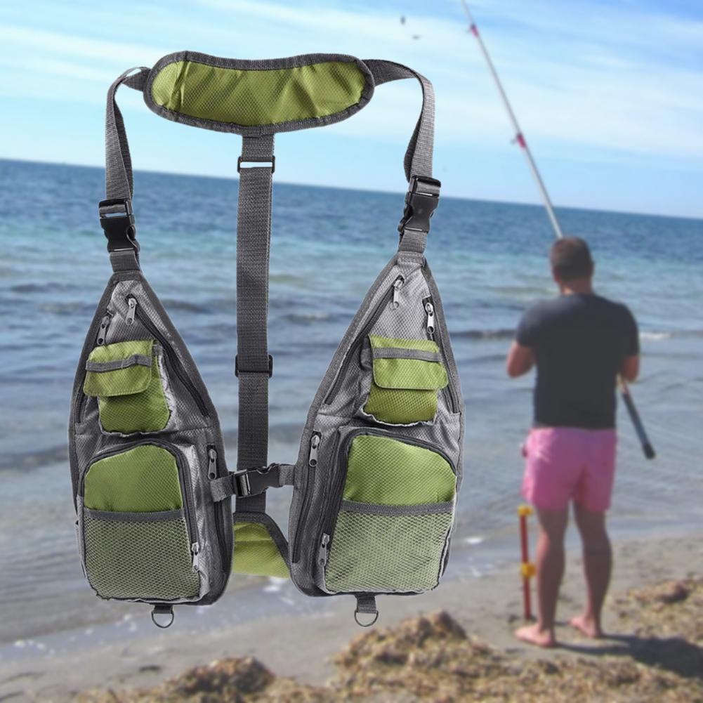Fishing Mesh Vest Lightweight Fishing Vest with Pockets Open Sides  High Quality Soft Breathable Multipurpose Trolling Vest
