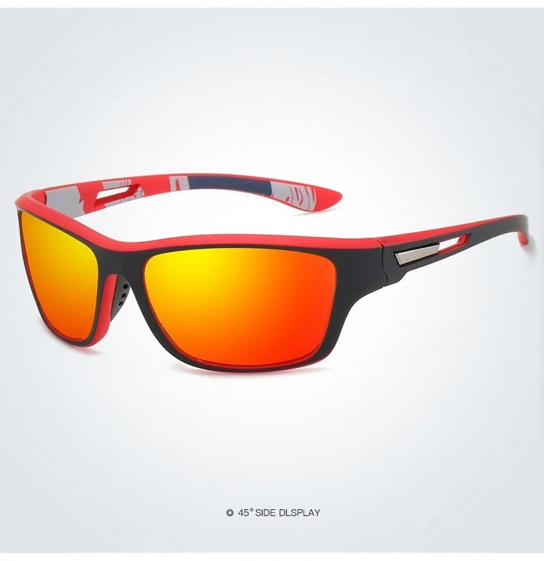 Men's Polarized Fishing Sunglasses With Glasses Chain For Men Women Driving Hiking Sun Glasses Fishing Eyewear