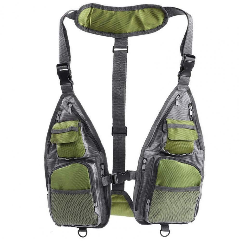 Fishing Mesh Vest Lightweight Fishing Vest with Pockets Open Sides  High Quality Soft Breathable Multipurpose Trolling Vest