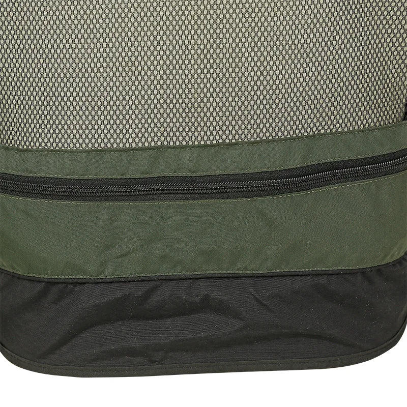 Fishing Vest Detachable Multiple Pockets Breathable Grid Mesh Comfortable Wear-Resisting with Reflective Stripe