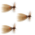 3 Pack Hornberg Special Streamer or Dry Fly - Hook Size 8