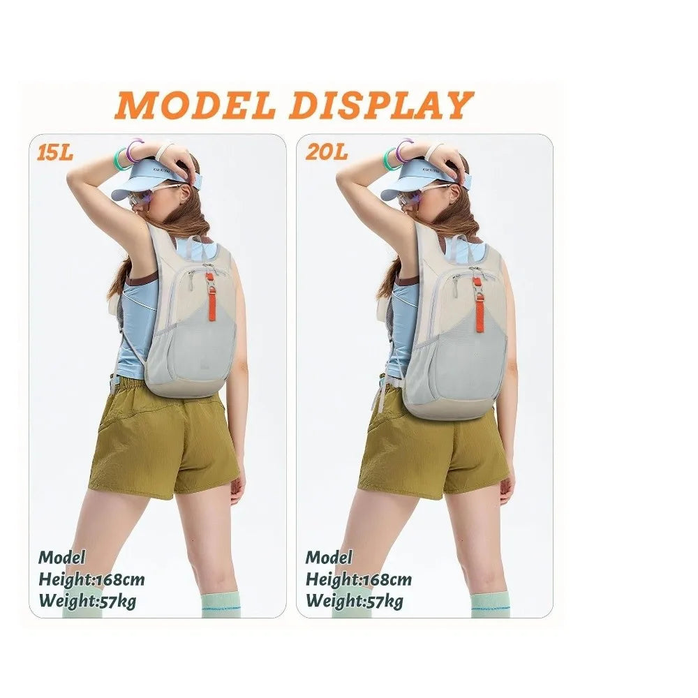 High Quality 15L Hiking Backpack Lightweight Multiple Pockets Small Backpack Foldable Compact Ultralight Hiking Daypack Hiking