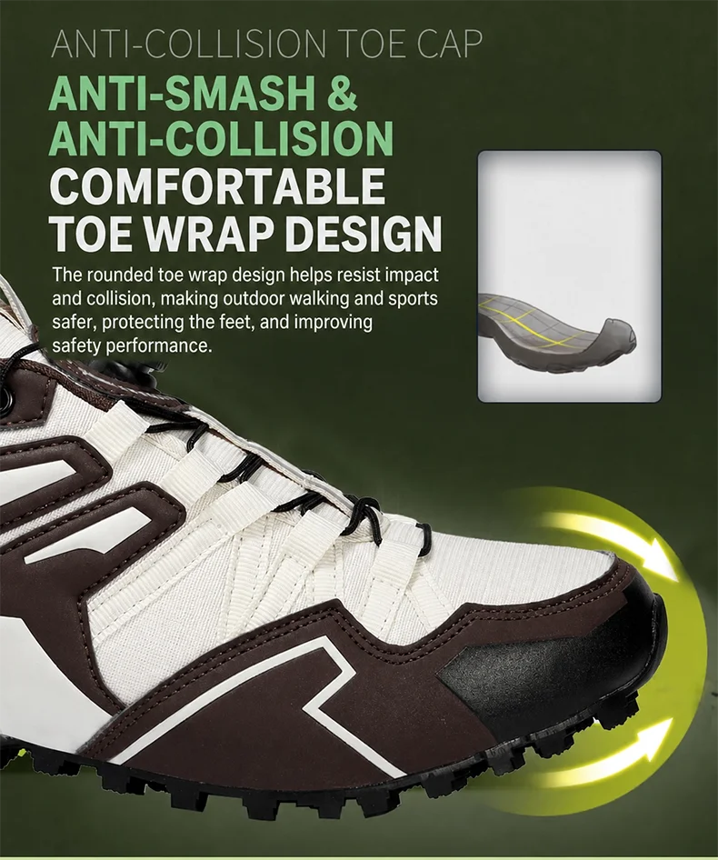 Anti-Slip & Wear-Resistant Hiking Boots for Men Women – Ideal for Mountaineering, Camping & Cycling with Superior Traction