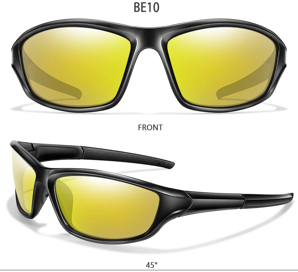 Polarized Fishing Sunglasses Men And Women Sports Colorful Glasses with UV protection for Outdoor Running, Hiking, Cycling