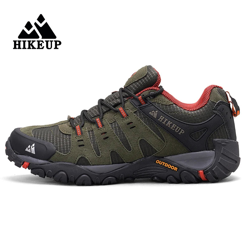 Men's Hiking Shoes Suede Leather Outdoor Shoes Wear-resistant Men Trekking Walking Hunting Tactical Sneakers