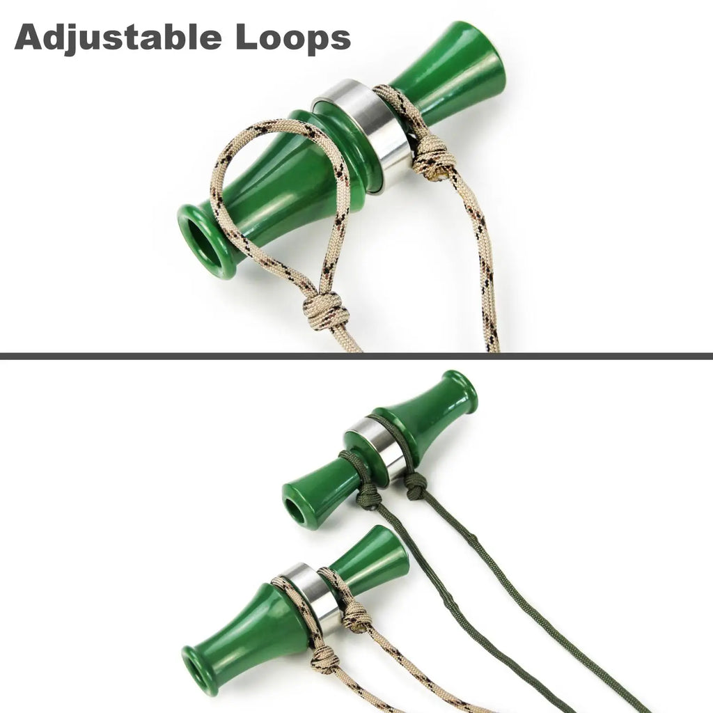 Hunting Decoy Rope Duck Call Lanyard Cord Hunter Game Adjustable 12 Rings Braided Whistle Bird Collar Sling Hunting Supplies New