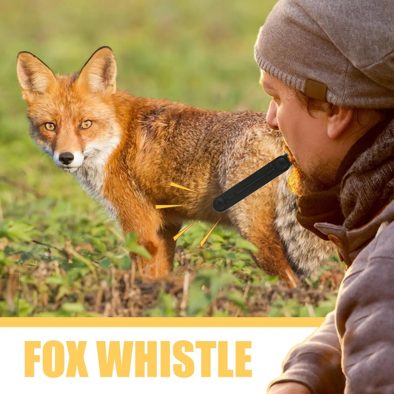 Fox Call Whistle For Hunting, Realistic Animal Sound To Attract Game Portable For Hunters & Outdoorsmen