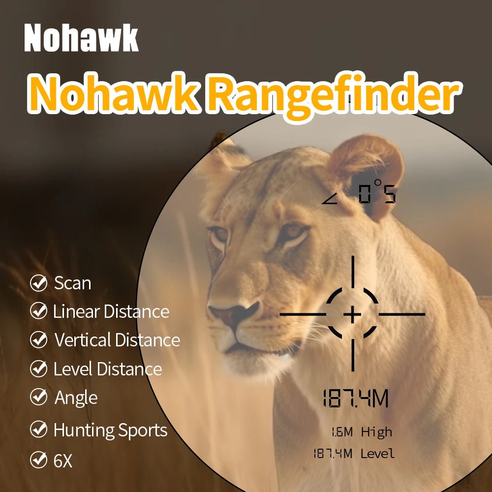 Hunting Laser Rangefinder 1000m Hunting Range Finder with Target Acquisition Technology Clear Accurate Rangefinders for Hunters