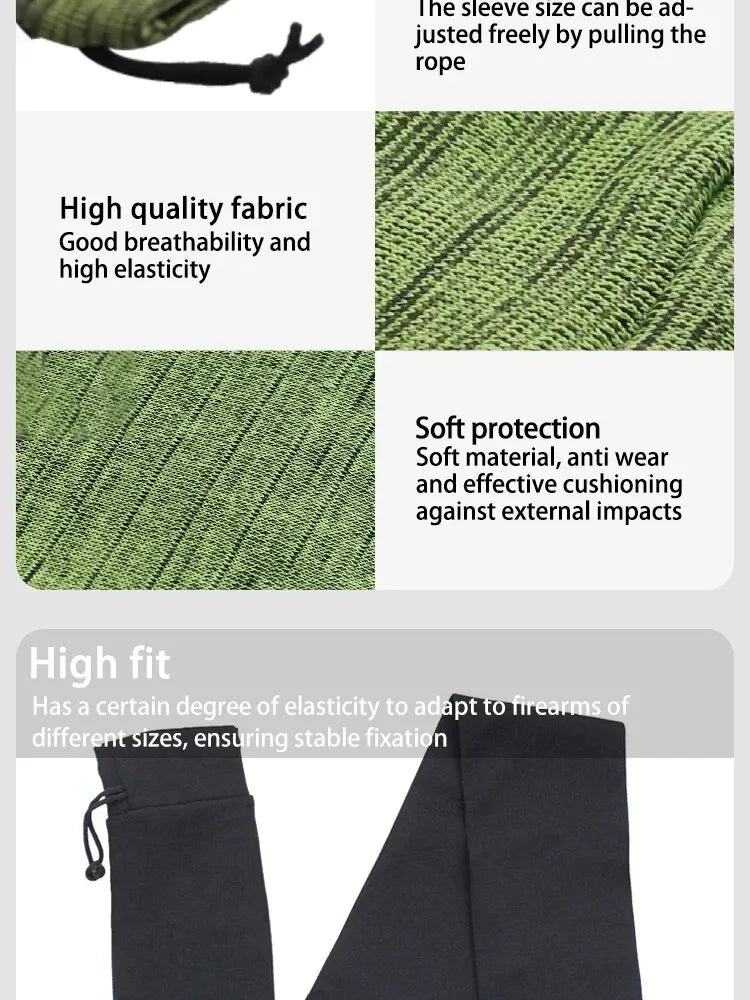 54/36 Inch Outdoor Hunting Knitted Holster Dust Cover Hunting Gun Storage Bag Hunting Knitted Holster