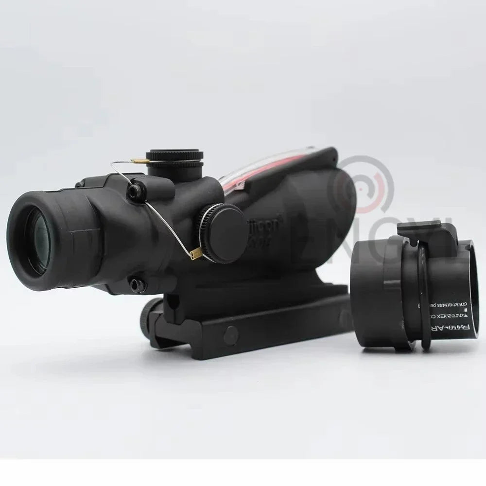 Hunting  4x32 Fiber Illuminated Red Chevron Scope with Killflash and Embossed Logo Rifle Scope Ar 15
