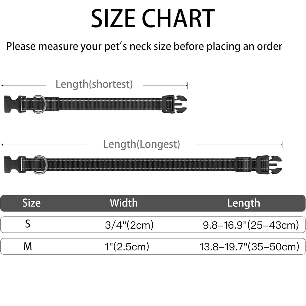 Airtag Dog Collar with Waterproof AirTag Case, Reflective Soft Padded & Safety Air Tag Pet Collar Adjustable for Large Dogs