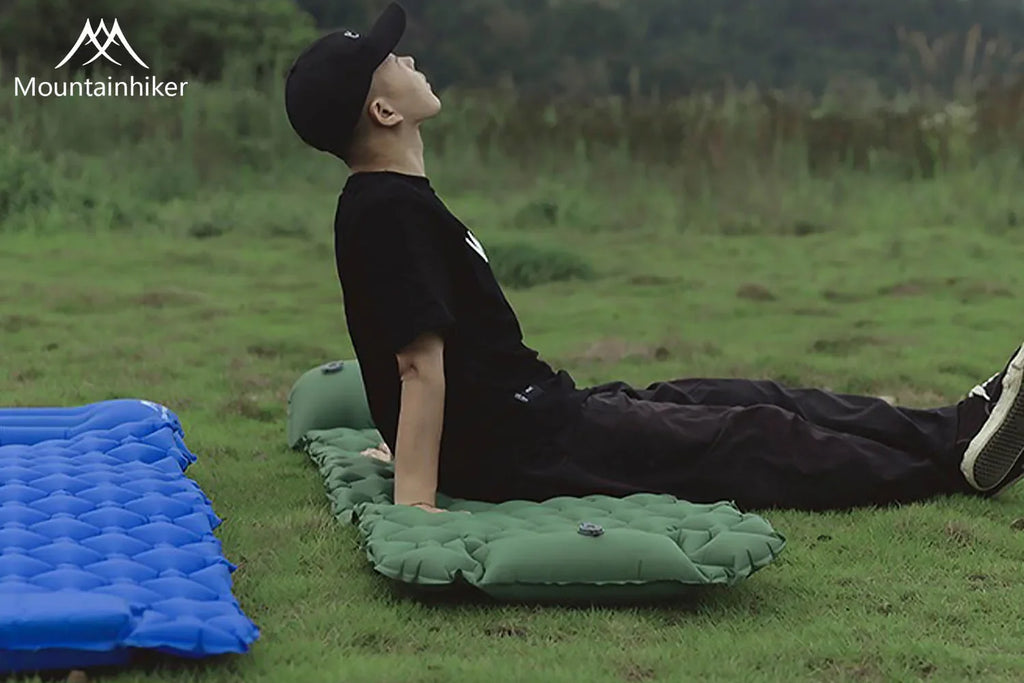 Mountainhiker Ultralight Self-inflating Air Mattress Thicken Sleeping Pad Inflatable Beach Picnic Mat Camping Tent Air Cushion