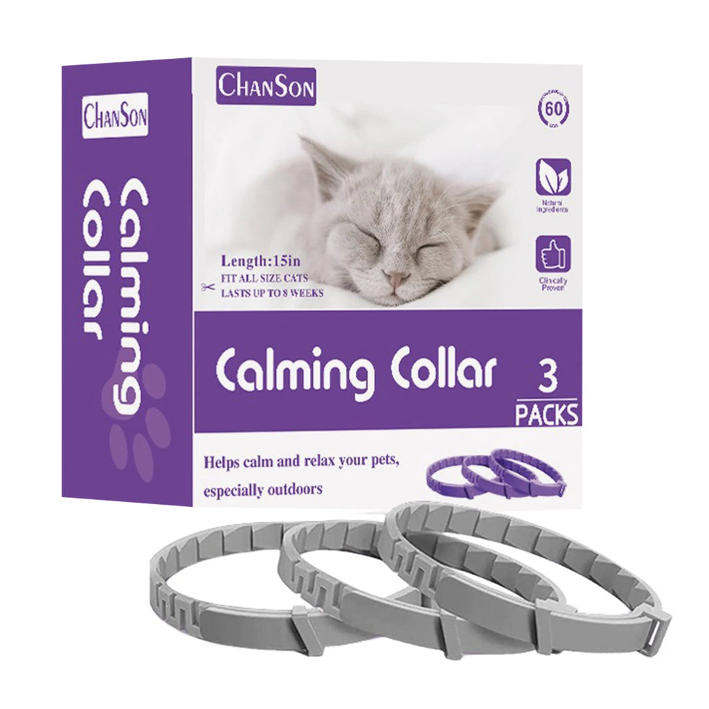 Dogs Calming Pheromones Collar Relieve Reduce Anxiety Stress Adjustable Relaxing Comfortable Collar Breakaway Design For Pet
