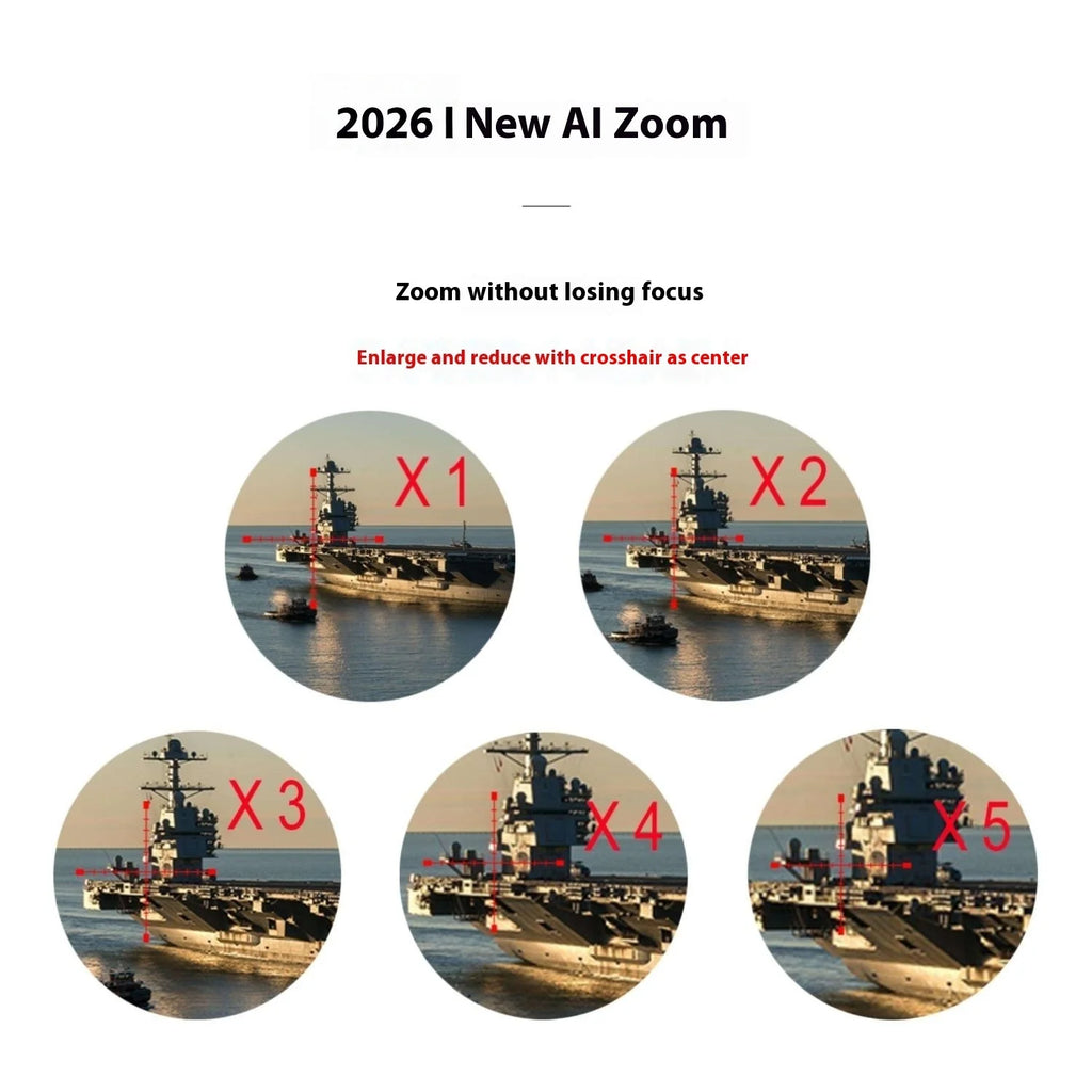 Hunting sight 1.4-inch screen, camera/video, COMS imaging, optical technology 5x magnification, visible up to 400 meters