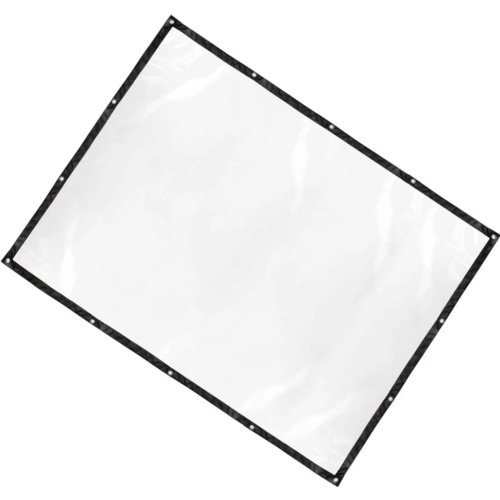 Large Clear Weatherproof Tarp Thick PE Rain Cover Tarp Outdoor Courtyard Roof Carport Balcony Backyard Awning Canopy