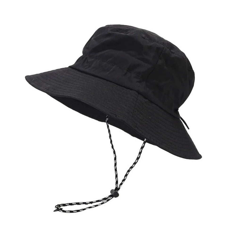 Foldable Fisherman's Hat Lightweight Quick-Drying Unisex Large Brim for Breathable Sun Protection for Outdoor Hiking Fishing