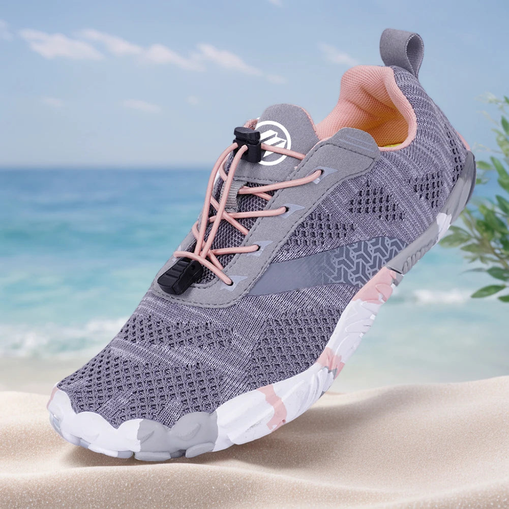 Water Shoes Beach Barefoot Shoes Non-Slip Hiking Trail Running Shoes Comfortable Lightweight Aqua Shoes for Outdoor Sports
