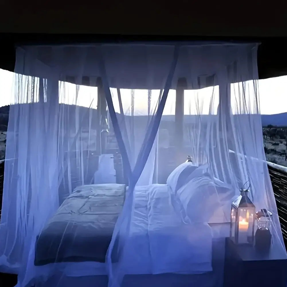 Outdoor Camping Mosquito Net Lightweight Huge Hammock Bug Tarp Repellent Breathable Mesh Tent Insect Canopy Bed Curtain