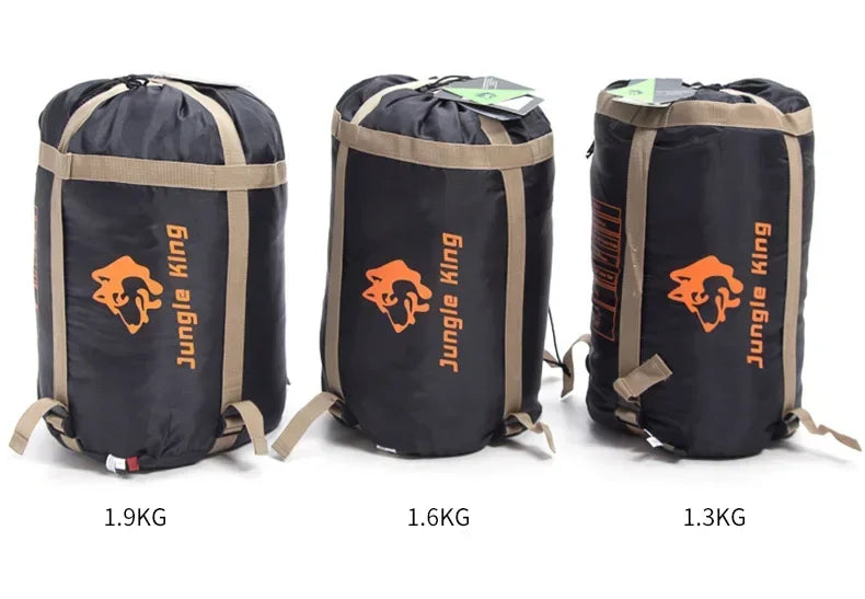 MOUNTAINHIKER JUNGLEKING Camping Sleeping Bag Ultralight Waterproof 4 Season Warm Envelope Sleeping Bags for Outdoor Hiking