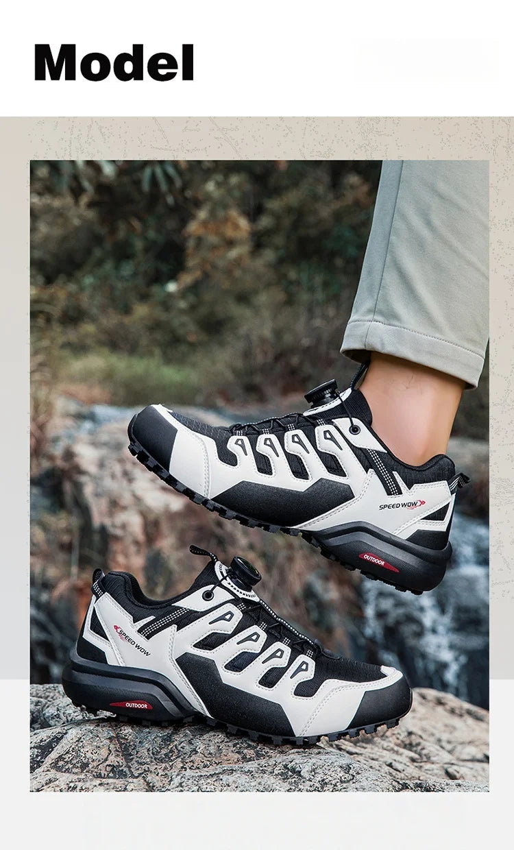 Men's Fashion Hiking Boots All-Season Wear Slip-Resistant, Comfortable, Durable Ideal for Outdoor Hiking and Mountain Climbing
