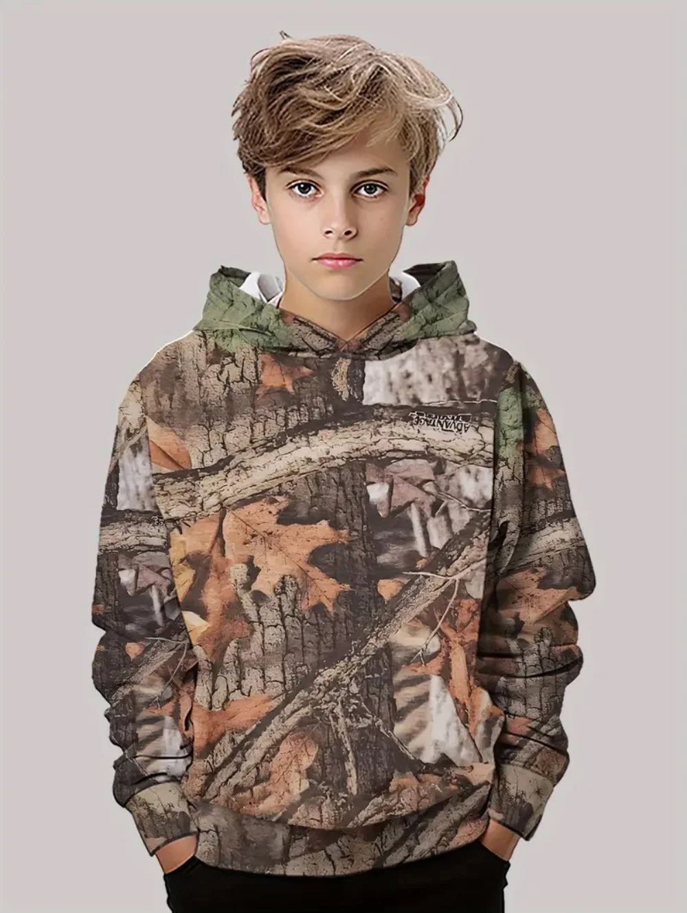 Camouflage Hunting Hoodies Forest Print Boy Clothes Outdoor Sports Long Sleeve Trip Tactical Training Esweatshirt Kids Clothing