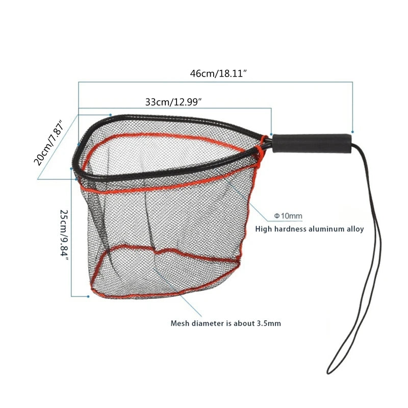 Rubber Coated Fish Landing Net