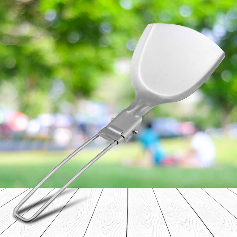 Cooking Utensils Stainless Steel Camping Cooking Utensils Foldable Lightweight Dinnerware Travel Picnic Equipment Supplies