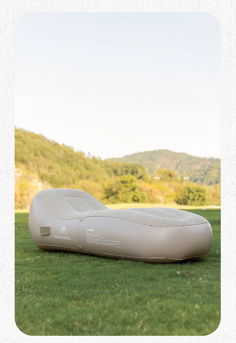 MOUNTAINHIKER Automatic Fast Inflatable Air Sofa Bed  Upgraded Outdoor Portable Air Mattress Lazy Cushion Camping Sleeping Mat