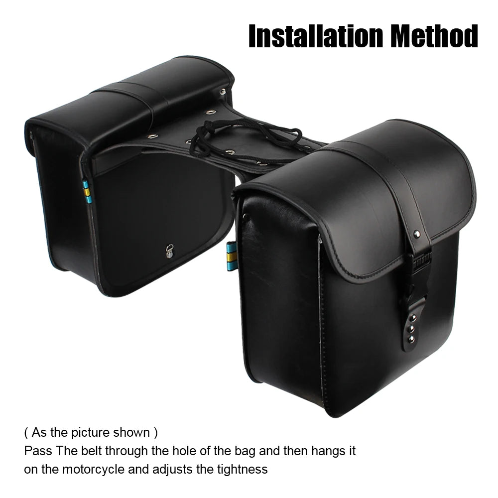 Motor Tail Luggage Suitcase Motorcycle Storage Tool Bag Waterproof Motorcycle Riding Travel Tank Bag Side Luggage Saddle Bag