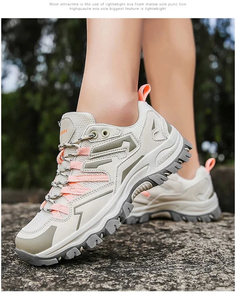 New Women & Men Hiking Shoes Outdoor Trekking Sports Climbing Camping Boots Non-slip Waterproof Walking Jogging Trainers Sneakers