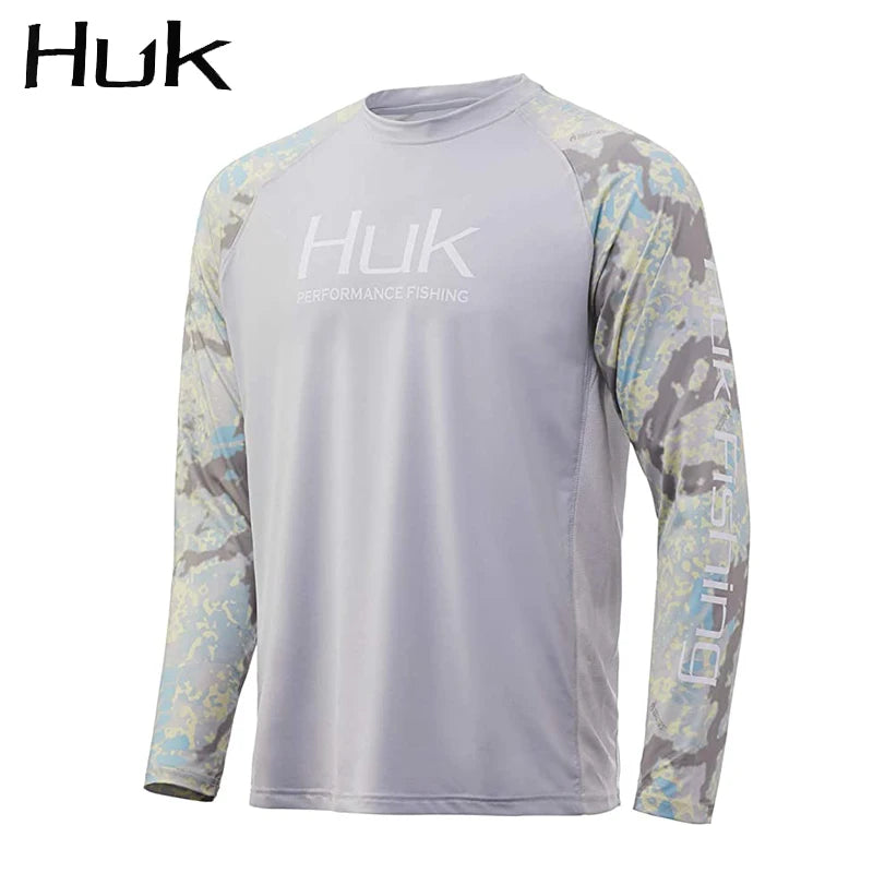 Fishing Shirts Men Long Sleeve Crewneck Sweatshirt Outdoor Uv Protection Breathable Fishing Clothing Camisa Pesca