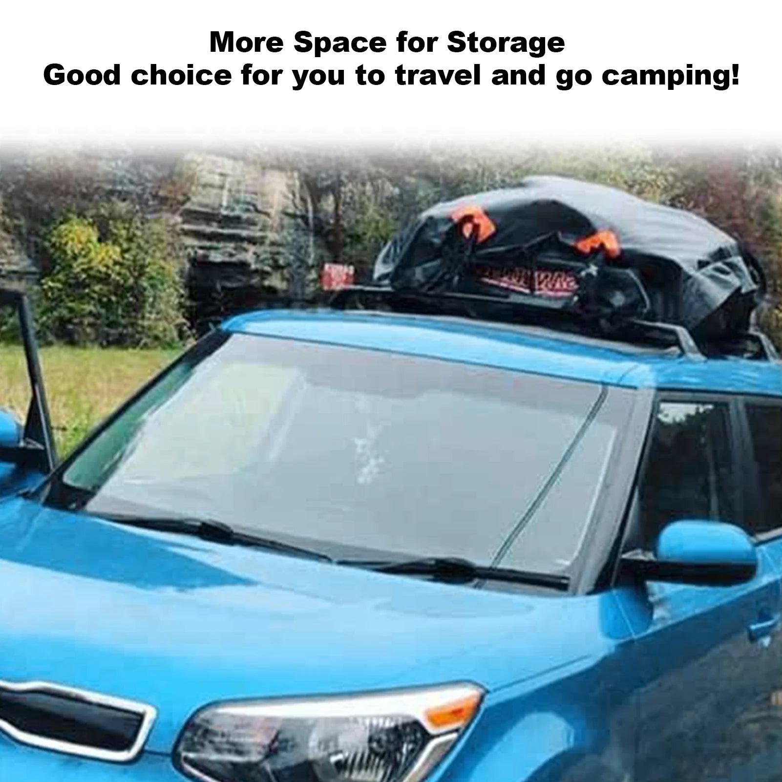 Universal Car 425L Cargo Bag 420D Waterproof Roof Cargo Carrier Luggage Bag Storage Cube Bag for Travel Camping Luggage Bags