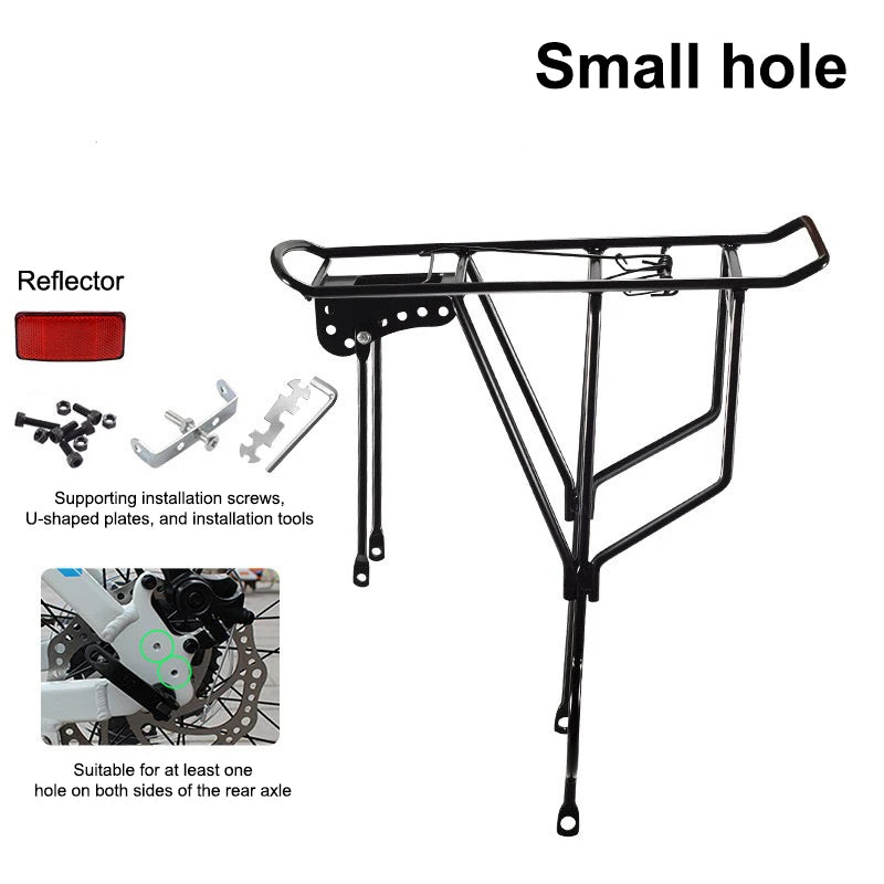 Back Seat Bicycle Rear Luggage Cargo Rack Portable Sturdy Carrier Mountain Bike Bicycle Carrier
