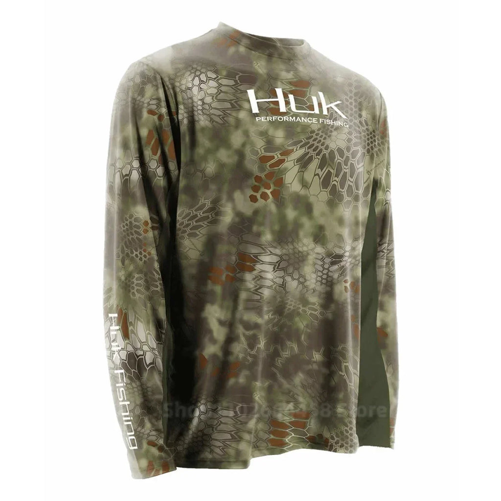Fishing Shirts HUK Performance Long Sleeve Summer Hoodie Quick Dry Jaket Breathable Dresses Camisa Pesca Jersey Fish Sports UPF