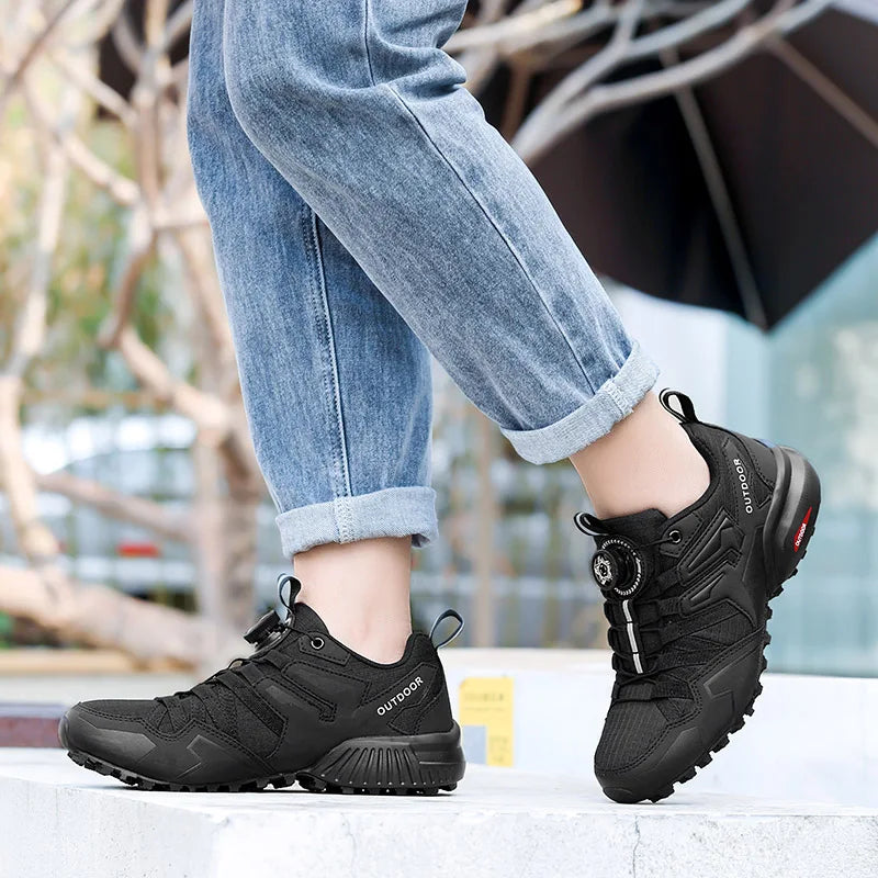 Anti-Slip & Wear-Resistant Hiking Boots for Men Women – Ideal for Mountaineering, Camping & Cycling with Superior Traction
