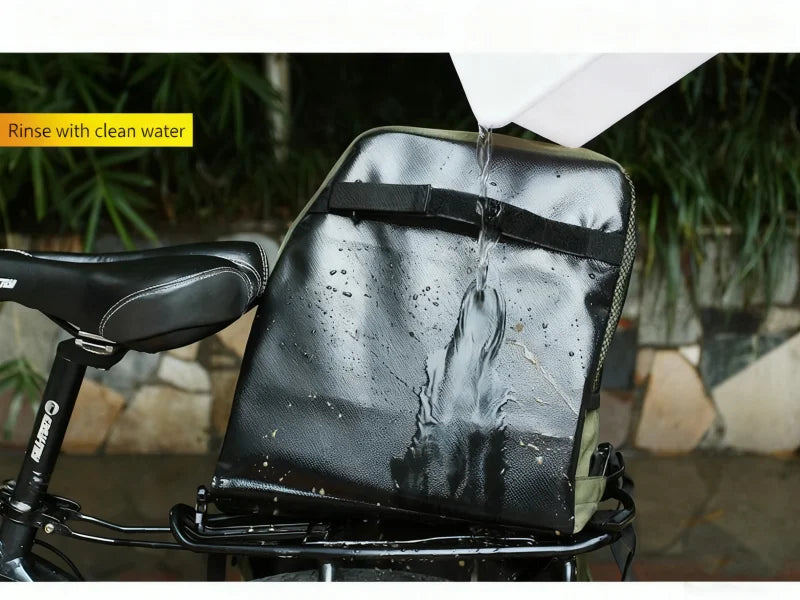 37L Large Capacity Double Side Bike Carrier Rack Bag 3 In 1 Waterproof Road Bicycle Luggage Pannier Rear Pack Seat Trunk Bag